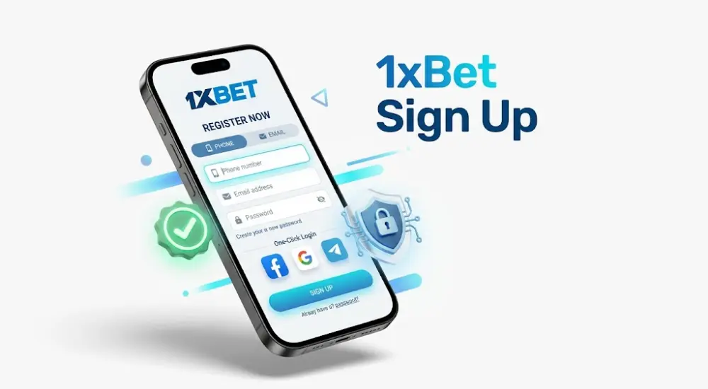 How Registration Works on 1xBet